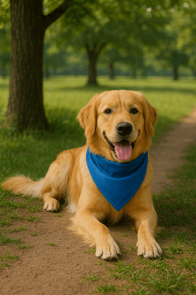 bandana rafraichissant chien